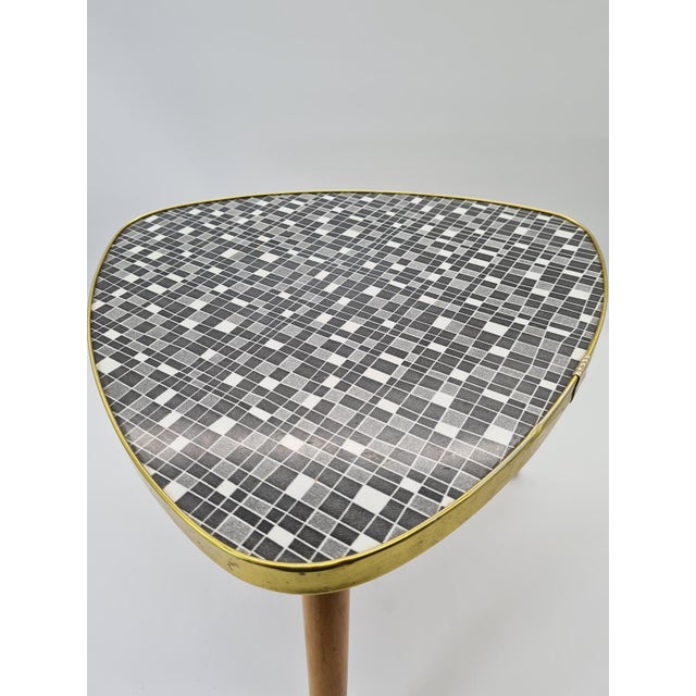 Side Table or Plant Stand from Hal Lei, GDR, 1960s For Sale - Image 9 of 11