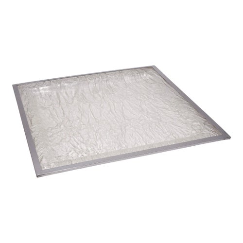 Vintage Crystal Lucite and Chrome Italian Tray in Willy Rizzo Style, 1970s