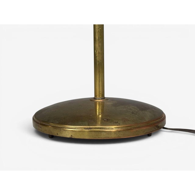 American Modern, Floor Lamp, Walnut, Brass, Vellum, Usa, 1950s For Sale - Image 13 of 14