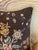 Mid 20th Century Vintage Embroidered Floral Bouquet Pillow For Sale - Image 5 of 9