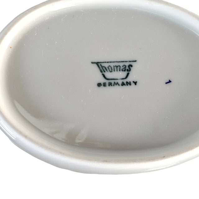 White 1970's Modern Thomas Serving Platter German Porcelain Plate 13" For Sale - Image 8 of 9