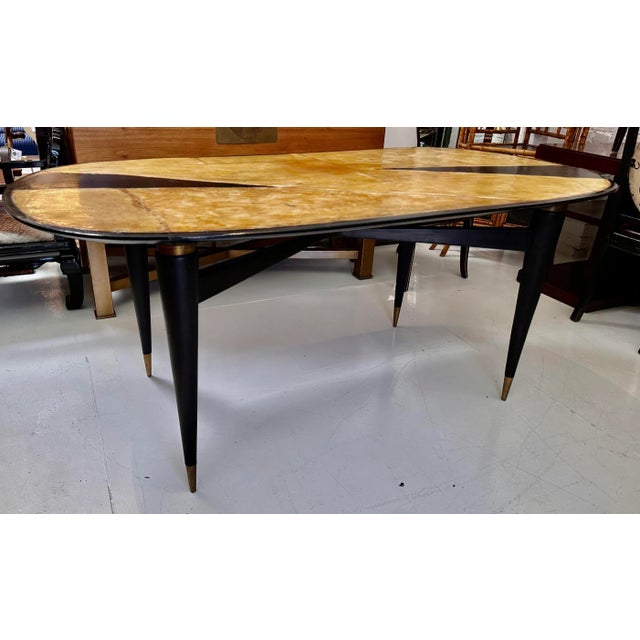Richard Shapiro Studiolo Modern Richard Shapiro Studiolo Designer Parchment Dining Table For Sale - Image 4 of 7