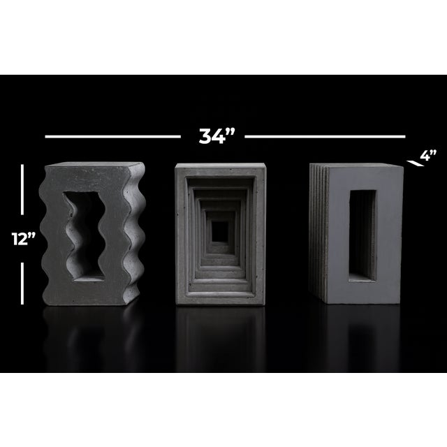 Bauhaus Concrete Studies I by David Maiefski For Sale - Image 3 of 3