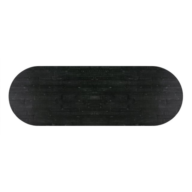 2020s Rishi Black Rope Oval Table For Sale - Image 5 of 12