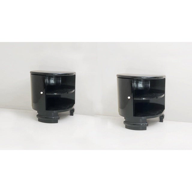 Vintage Bedside Tables, 1930s, Set of 2 For Sale - Image 4 of 4