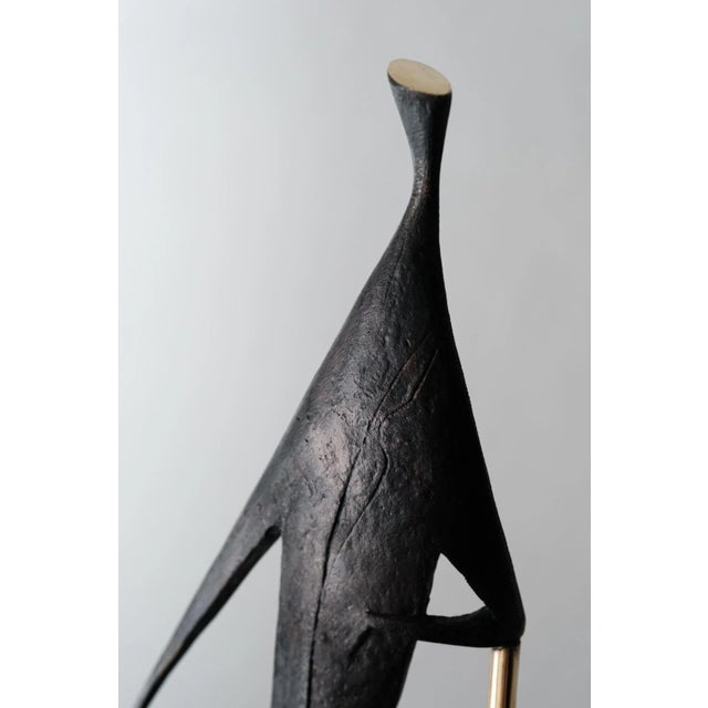 Carl Auböck Model #4060 'Man With Stick' Brass Sculpture For Sale - Image 11 of 12