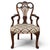 Chippendale 19th Century English Chippendale Style Carved Walnut Armchair For Sale - Image 3 of 18