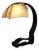 Amsterdam School Metal and Parchment Desk Lamp, 1920s For Sale