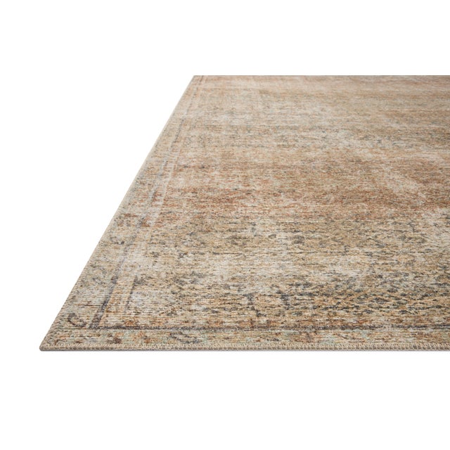 Traditional Amber Lewis x Loloi Cambria Ocean / Brick 10'-0" x 14'-0" Area Rug For Sale - Image 3 of 6