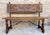 Spanish Renaissance Carved Oak Bench Banquette Escaño, 1890s For Sale - Image 16 of 18