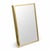 Vintage 1970s Ello Brass Wall Mirror For Sale