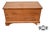 Vintage Doveatiled Pine Trunk Farmhouse Stye Blanket Chest Storage For Sale