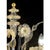 Italian Ca Rezzonico with Gold Flowers and Leaves Murano Glass by Simoeng For Sale - Image 6 of 9