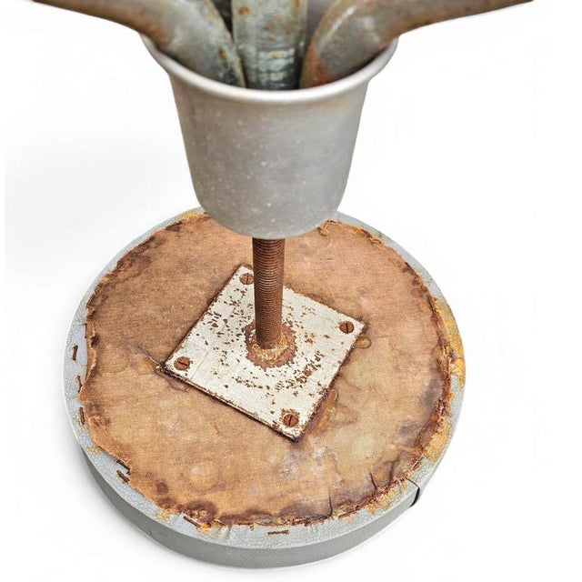 Industrial Industrial Adjustable Stool, 1950s For Sale - Image 3 of 8