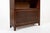 Wood Antique English Tall Stepback Oak Wood Barrister Bookcase Cabinet For Sale - Image 7 of 11