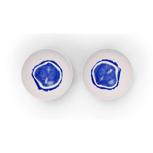 Cassina Porcelain Dinnerware Plates by Charlotte Perriand for Cassina, Set of 6 For Sale - Image 4 of 11