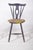 Black Portuguese Three Chairs with Codtail Backs, Set of 3 For Sale - Image 8 of 10