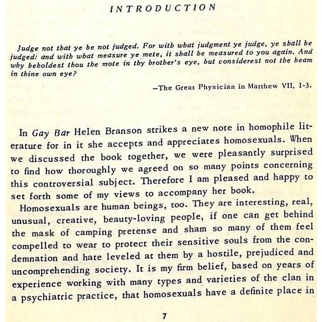 Paper "Gay Bar" 1957 Branson, Hellen P. For Sale - Image 7 of 8