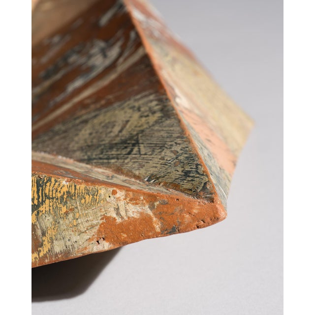 Geometric Stoneware Object by Karl Fulle Studio Pottery, Early 1990s For Sale - Image 11 of 18