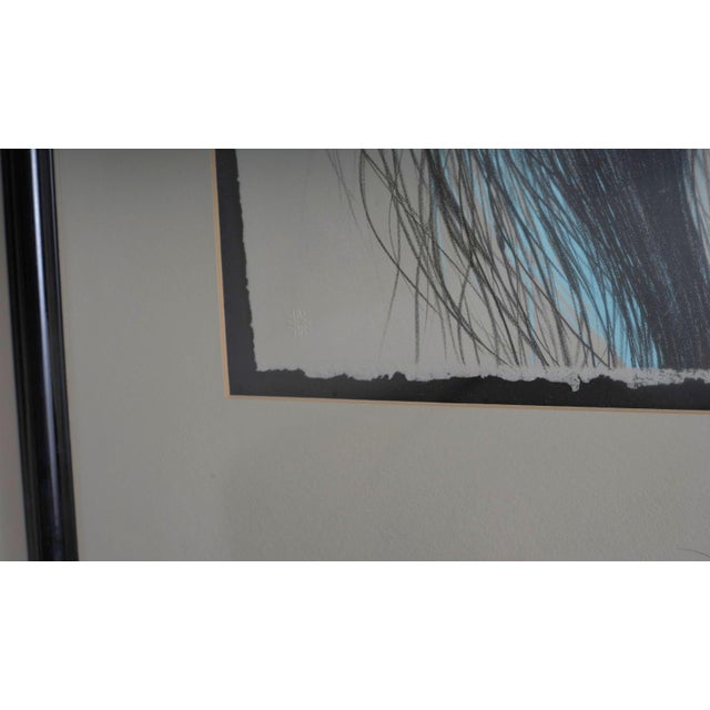 Glass Frank Howell "Lakota Summer" 1985 Signed Original Lithograph, 26/140, Framed For Sale - Image 7 of 8