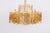 Large Gilt Brass and Crystal Chandelier from Palwa, Germany, 1970s For Sale - Image 6 of 14