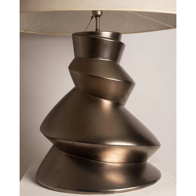 Lamp by Faïencerie de Charolles for Roche Bobois, 1970s For Sale - Image 4 of 16