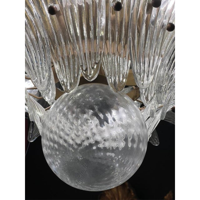 Vintage Italian Chandelier, 1980 For Sale - Image 4 of 17