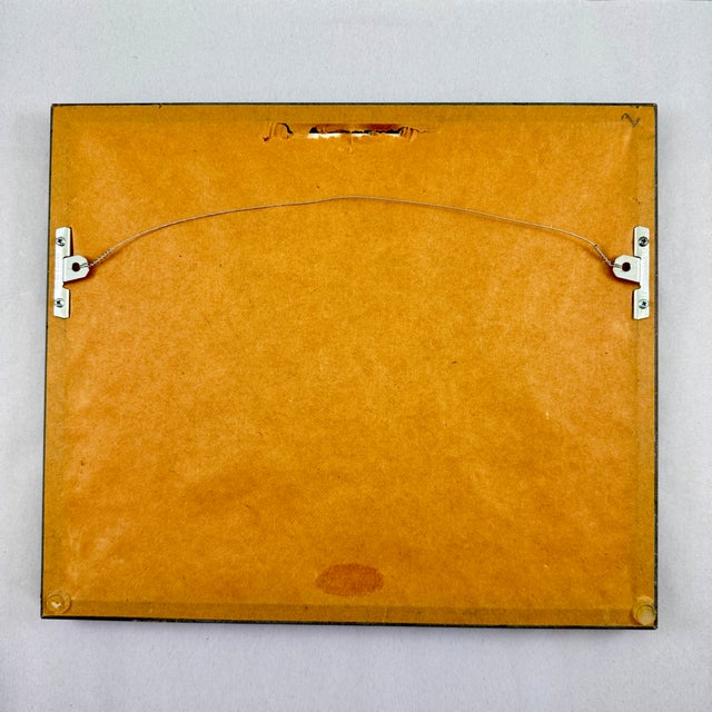Loto Zoologique Game Box Lid, Chromolithograph, Framed, Circa 1900 For Sale - Image 13 of 13