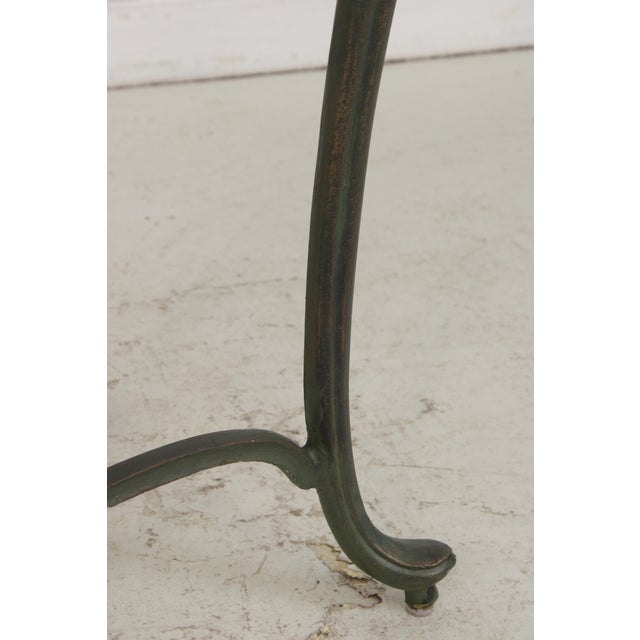 Wrought Iron & Glass Top Console Sofa Table For Sale - Image 15 of 16