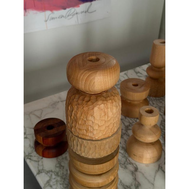Not Yet Made - Made To Order Beech Candlestick 6 by Romain Des Bois For Sale - Image 5 of 9