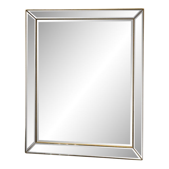 Bassett Mirror Company Venetian Style Beaded Floor Mirror For Sale