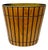 Vintage MCM Gruvwood Walnut Slat Trash Can | Mid Century Modern Wastebasket National Products Louisville Ky | 1964 World's Fair House of Good Taste For Sale - Image 4 of 10