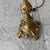 Antique Gilt Brass and Glass Beaded Lamp For Sale - Image 4 of 12