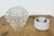 Glass Vintage White Porcelain Ceiling Light, 1970s For Sale - Image 7 of 14