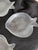 Set of 4 postmodern coastal glass fish plates. Made in Turkey by Pasabahce ( name on tail fins).