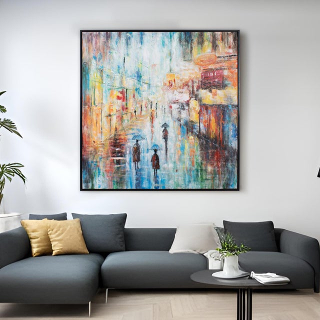 Wood The Rain Soaked Frenchman Painting For Sale - Image 7 of 7