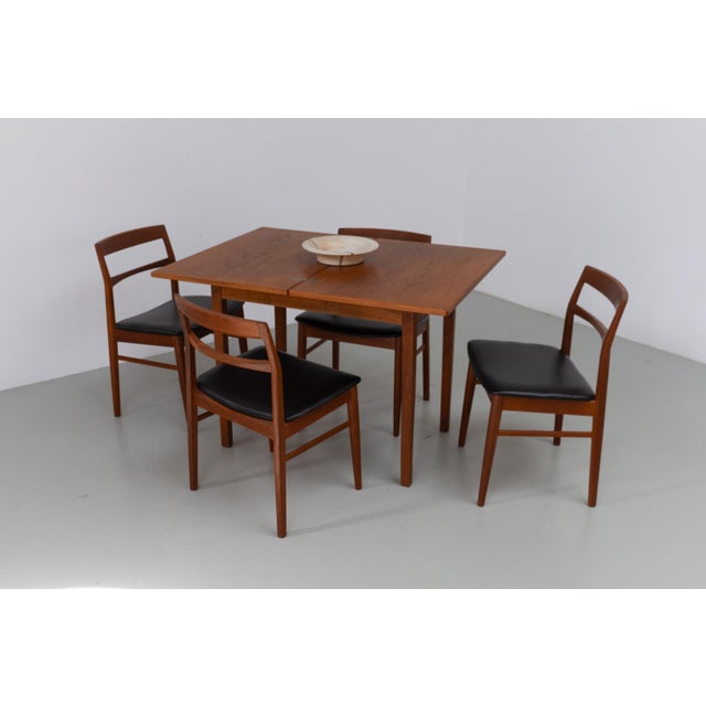 Mid-Century Danish Compact Folding Oak Dining Table attributed to Børge Mogensen, 1950s For Sale - Image 10 of 18