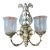 Vintage Silver Double Hurricane Wall Candle Sconce For Sale
