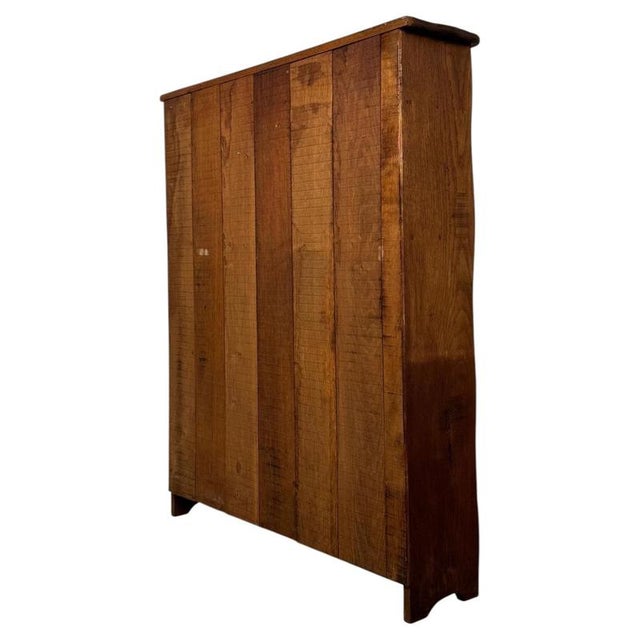 20th Century Oak Bookcase with Open Shelving For Sale - Image 6 of 10
