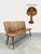 Beautiful in its simplicity\. this vintage wooden bench from the 1960s. with its robust design, wooden panels, and organic...