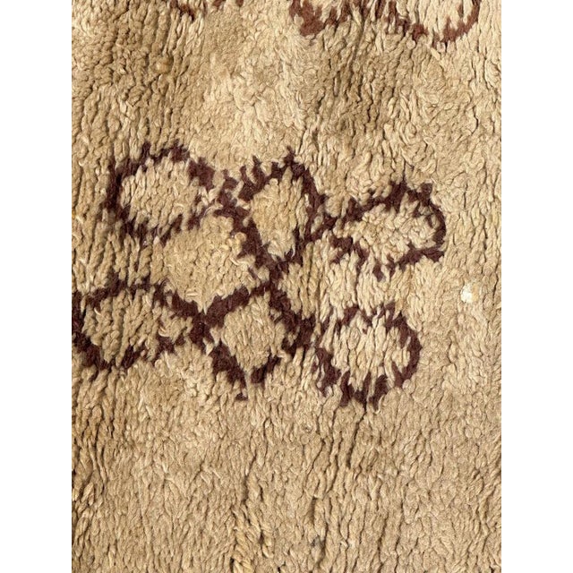 Brown Mid-Century Moroccan Art Deco Bobyrugs Rug, 1940s For Sale - Image 8 of 12