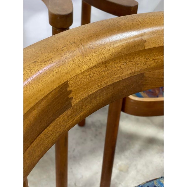 Mid-Century Modern Danish Modern Dining Chairs by Henning Jensen & Torben Valeur M40 For Sale - Image 3 of 11