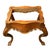 19th Century Portuguese Baroque Hand-Painted and Carved Side Table - 24" For Sale - Image 10 of 12
