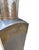 Dove Gray Vintage Chinoiserie Pewter and Brass Urn Table Lamp With Snakeskin Embossed Shade For Sale - Image 8 of 13