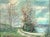 Impressionist Impressionist Oil on Canvas Riverfront Painting by John Clymer (British, b.1932) For Sale - Image 3 of 8