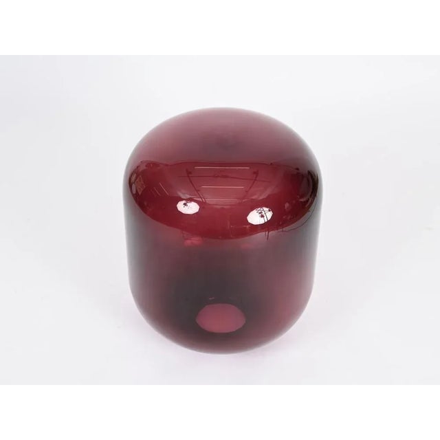 Large Purple Oda Floor Lamp in Blown Glass attributed to Sebastian Herkner For Sale - Image 11 of 17