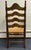 1980s Late 20th Century Early American Ladderback Dining Chairs - Set of 6 For Sale - Image 5 of 12