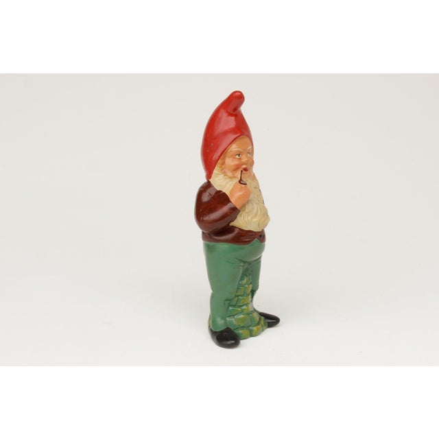Terracotta garden gnome, manufactured in East Germany in the 1970s. Manufacturer: Griebel
