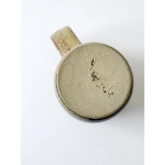 Late 20th Century Vintage Studio Pottery Mug For Sale - Image 5 of 11