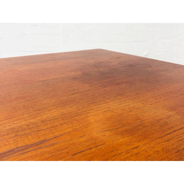Danish Teak Dining Table by Erik Riisager Hansen for Haslev Møbelsnedkeri, 1960s For Sale - Image 12 of 16